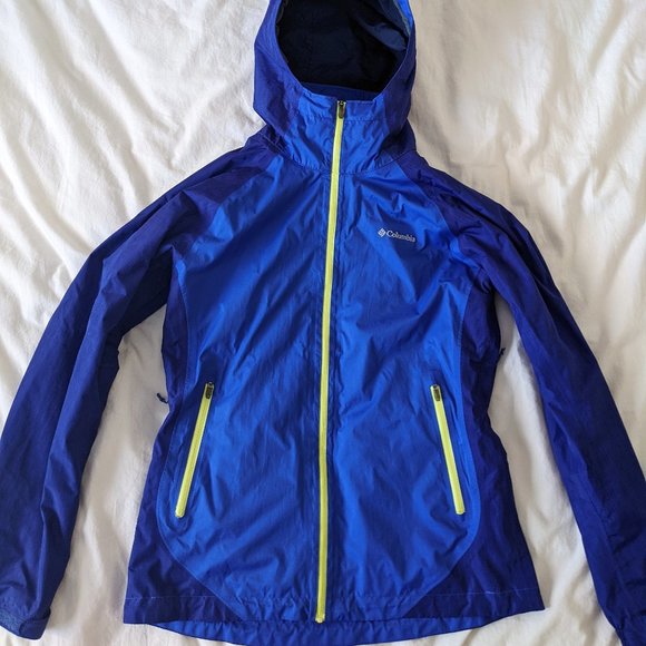 Columbia Rain Jacket with Hood, Size S - Picture 1 of 9